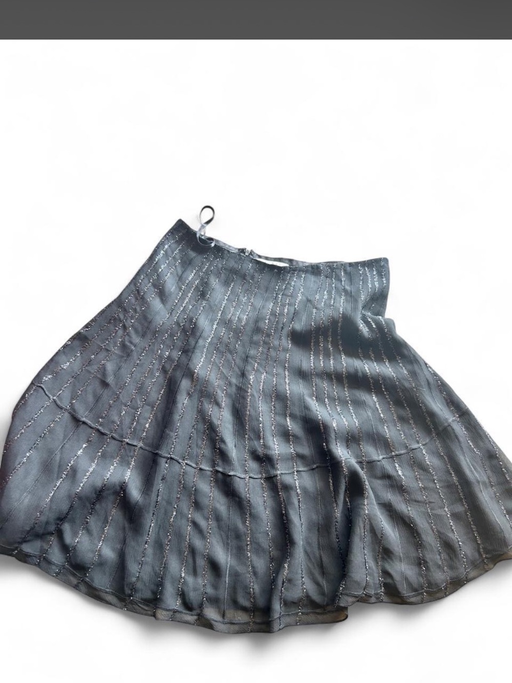 Vintage Nougat London Black Sparkle Circle Skirt
